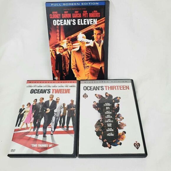 Ocean's Eleven, 12, 13 DVD Movie Bundle - Picture 1 of 8